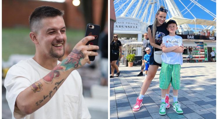 Peter Zvolenský a Dominika Mirgová s Peťkom