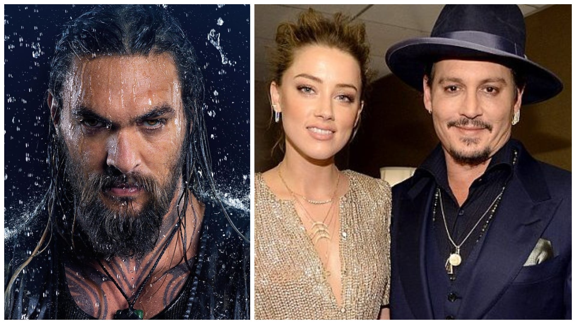 Amber Heard s Johnnym Deppom a Jason Momoa
