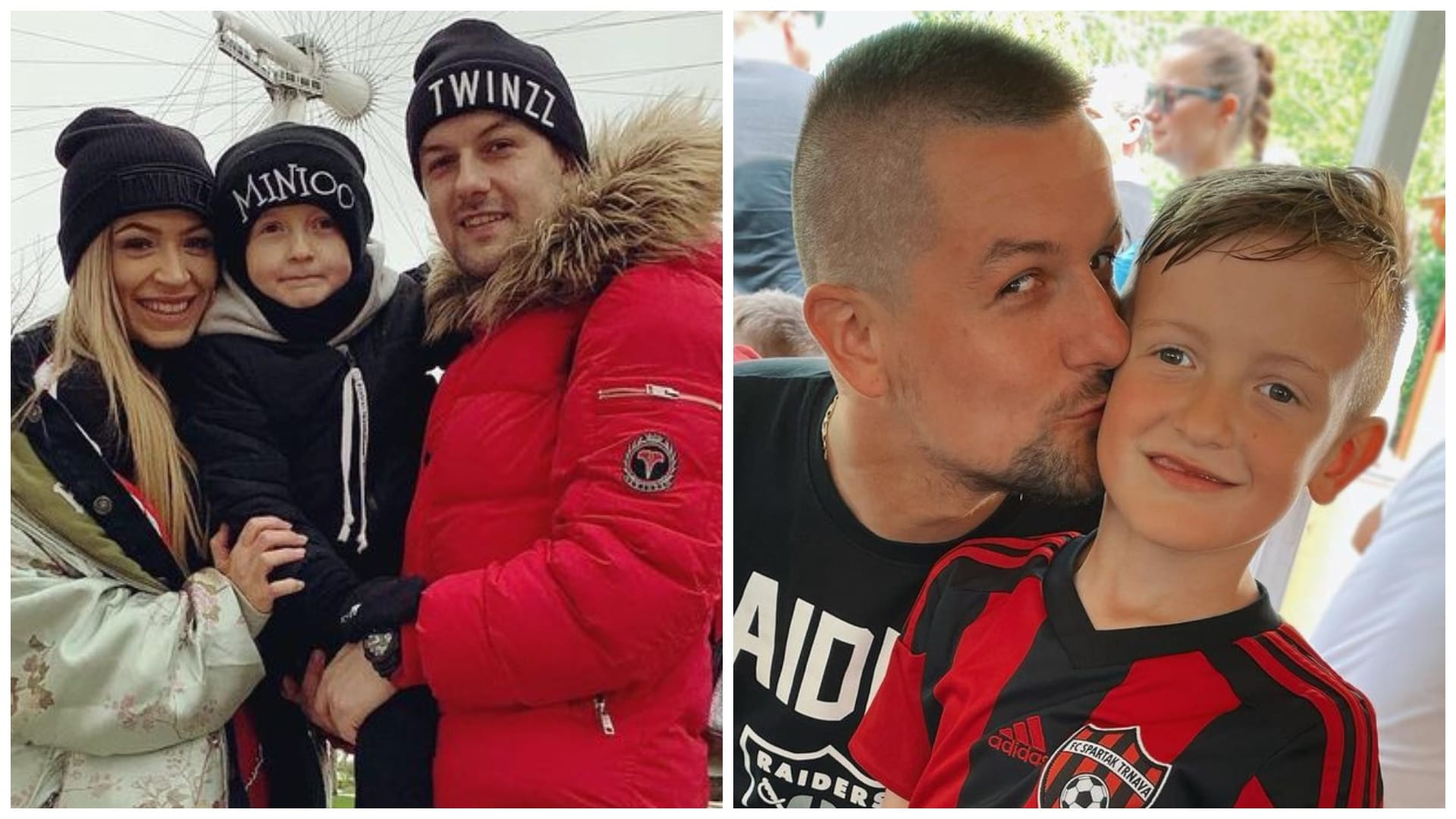 Peter Zvolenský s rodinou