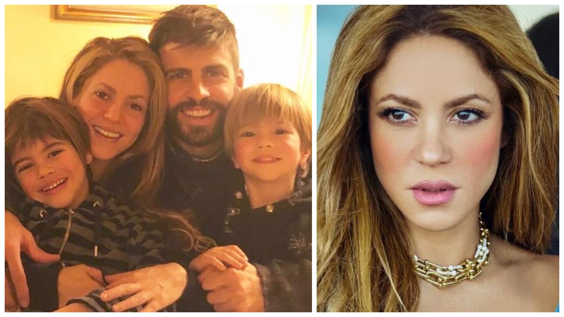 Shakira s rodinou