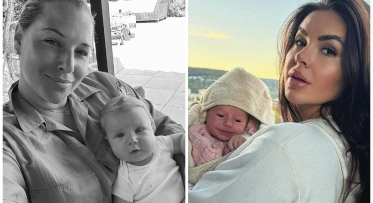 Dominika Cibulková a Lula Almaksus s dcérkami
