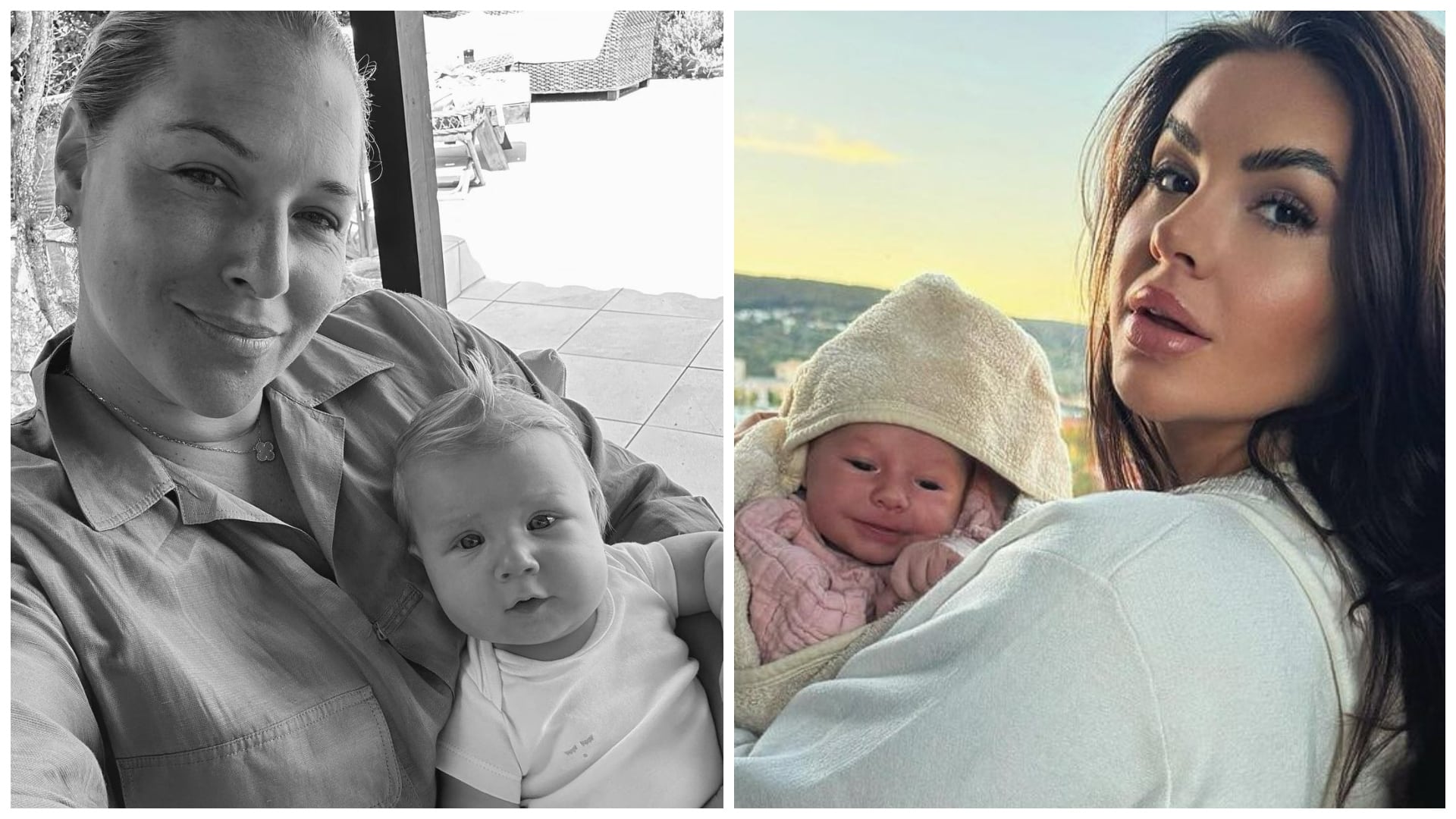 Dominika Cibulková a Lula Almaksus s dcérkami