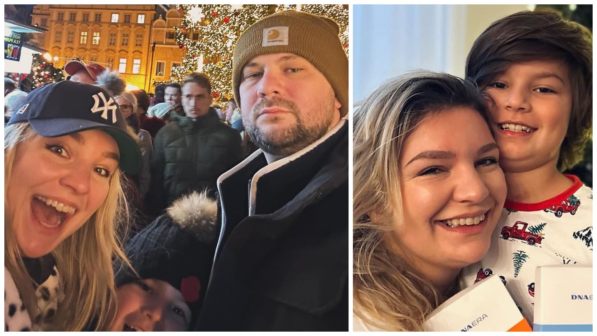 Simona Salátová s rodinou