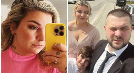 Simona Salátová s rodinou