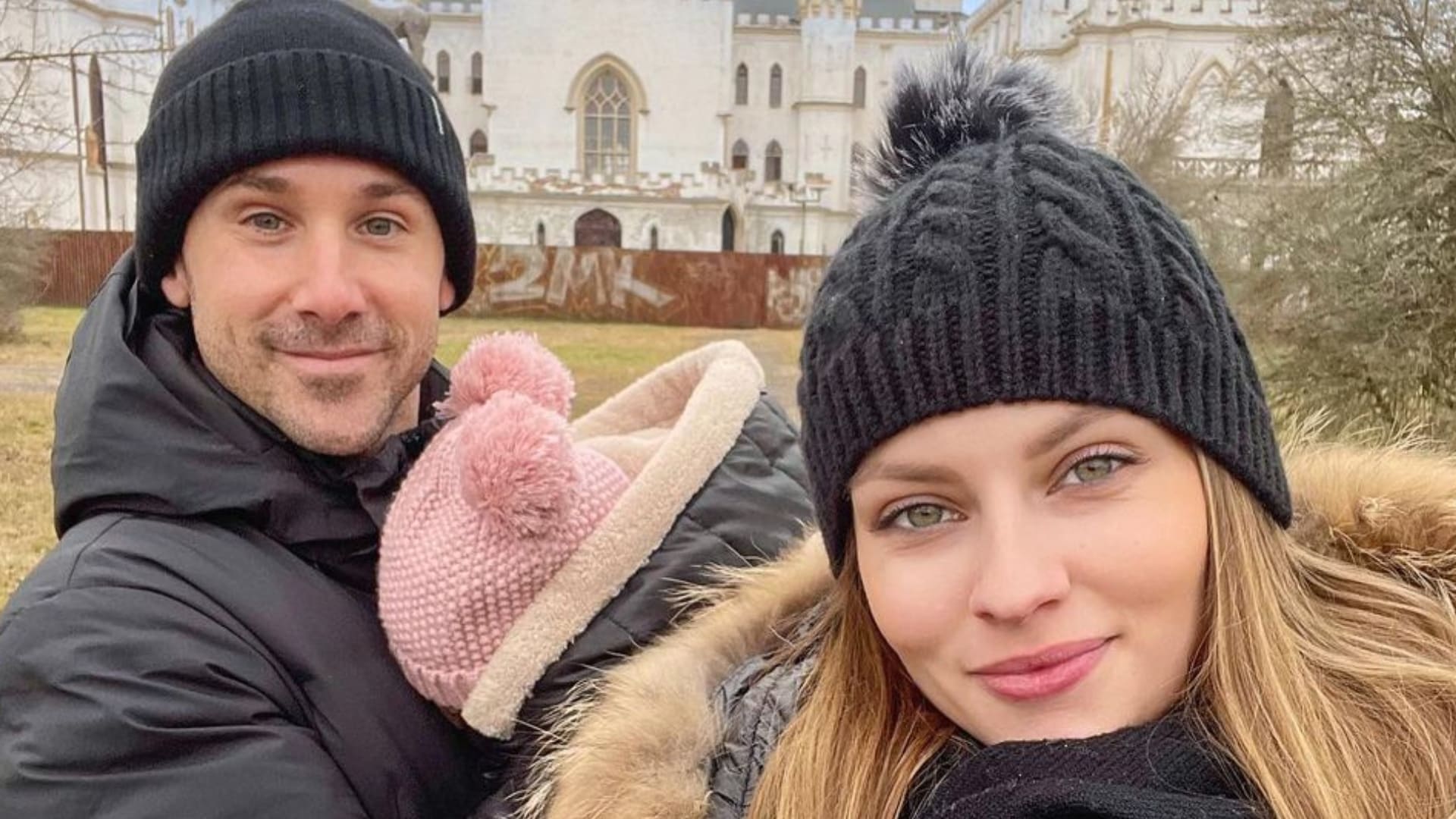 Marek Fašiang a Tereza Bizíková s dcérkou