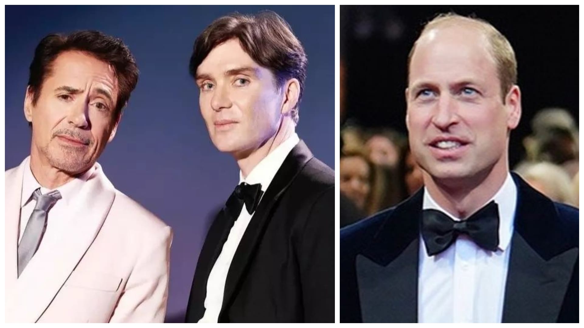 Robert Downey Jr., Cillian Murphy a princ William