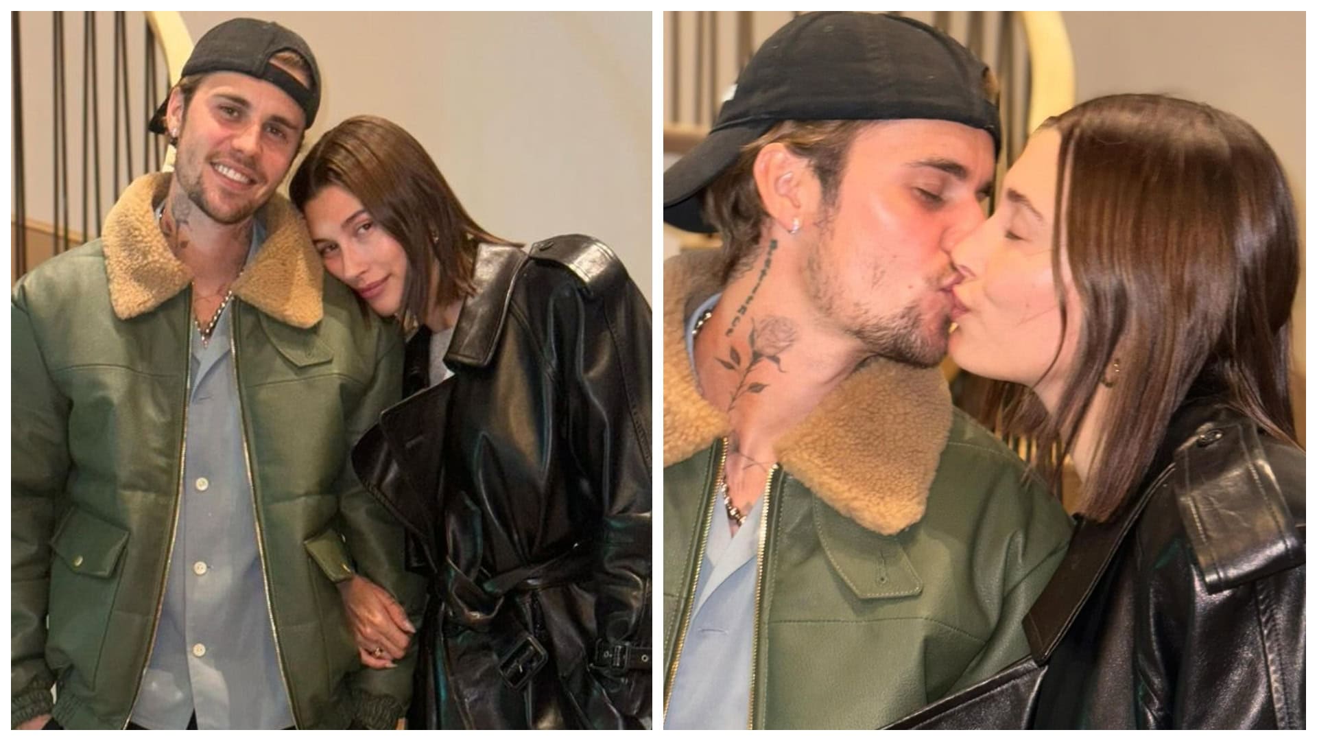 Justin Bieber s manželkou