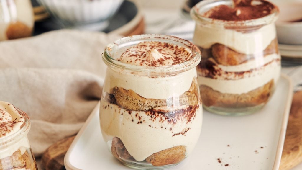 Recept na odľahčené tiramisu v pohárikoch