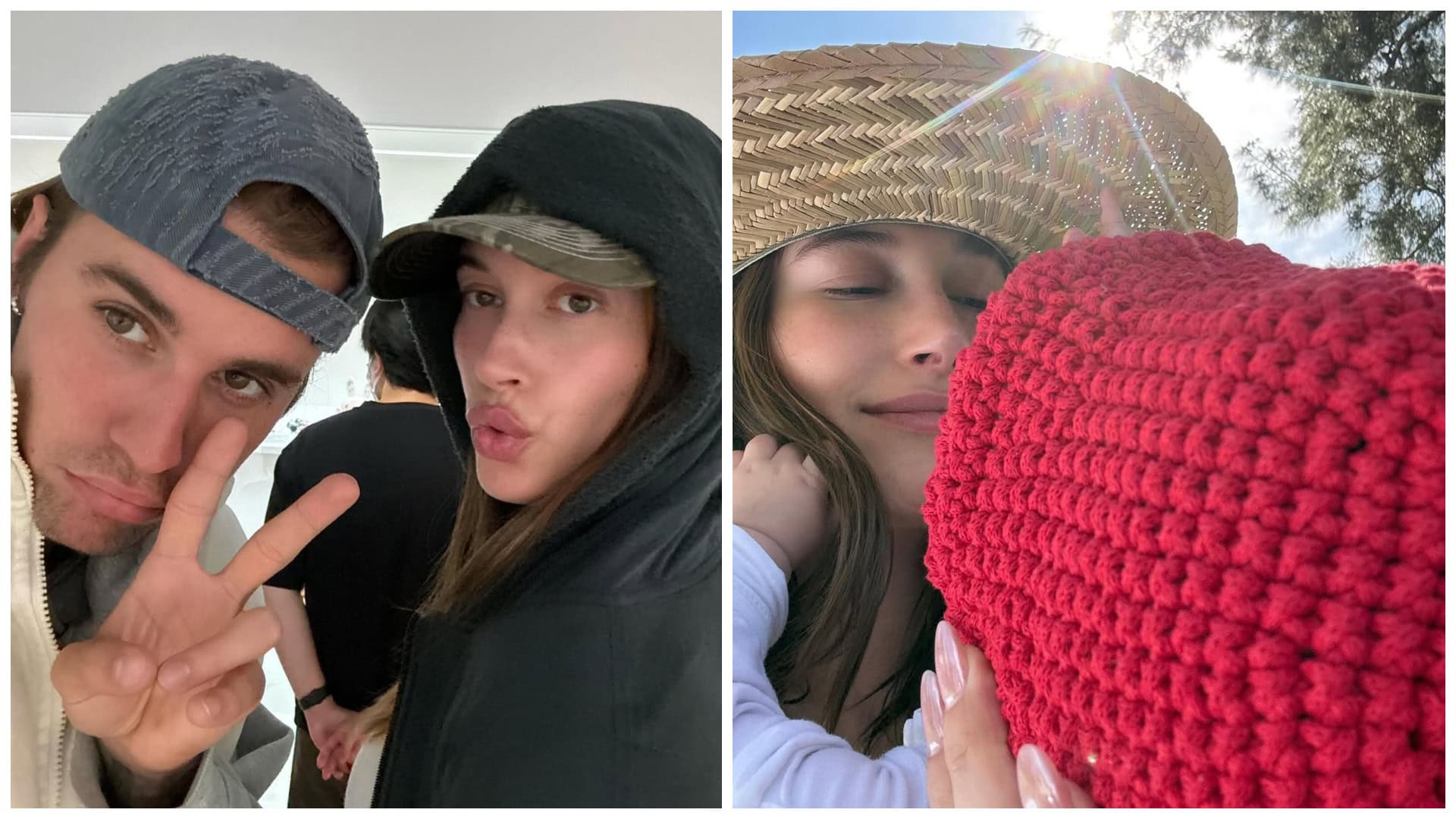 Justin Bieber s manželkou