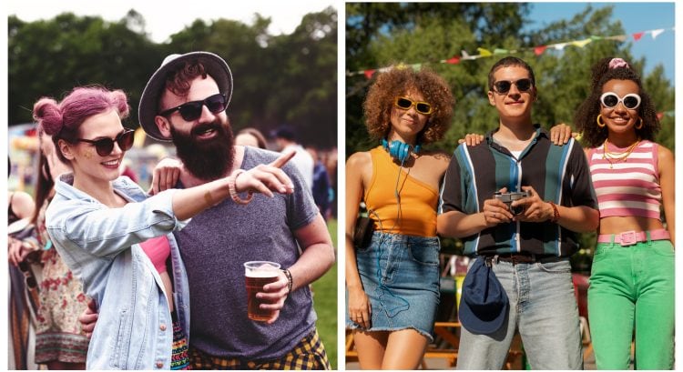 Festivalové outfity