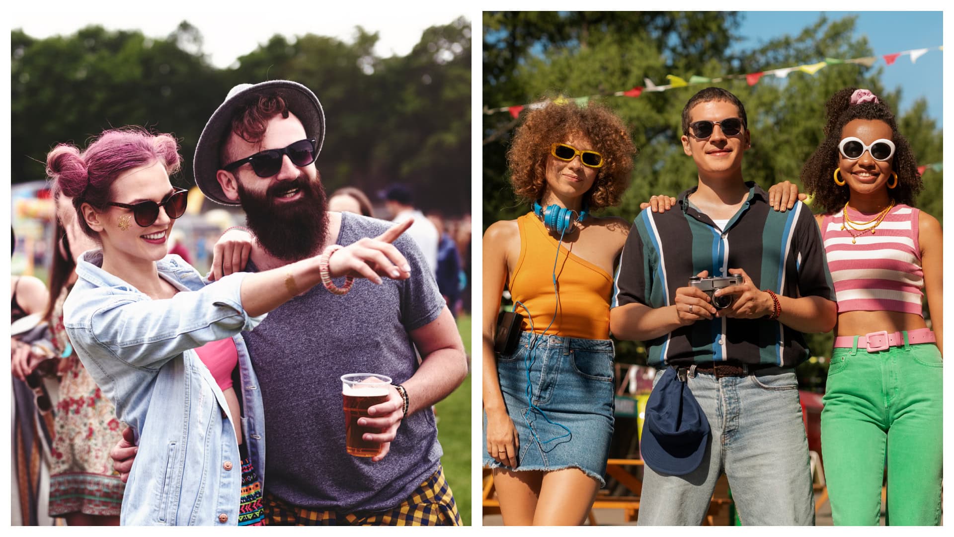 Festivalové outfity