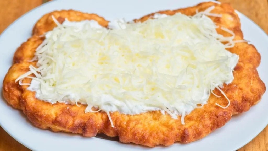langoš, rýchla večera