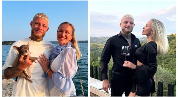 Nela Slováková s priateľom