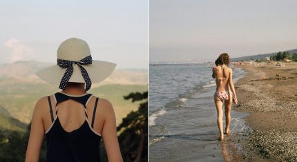 žena na dovolenke