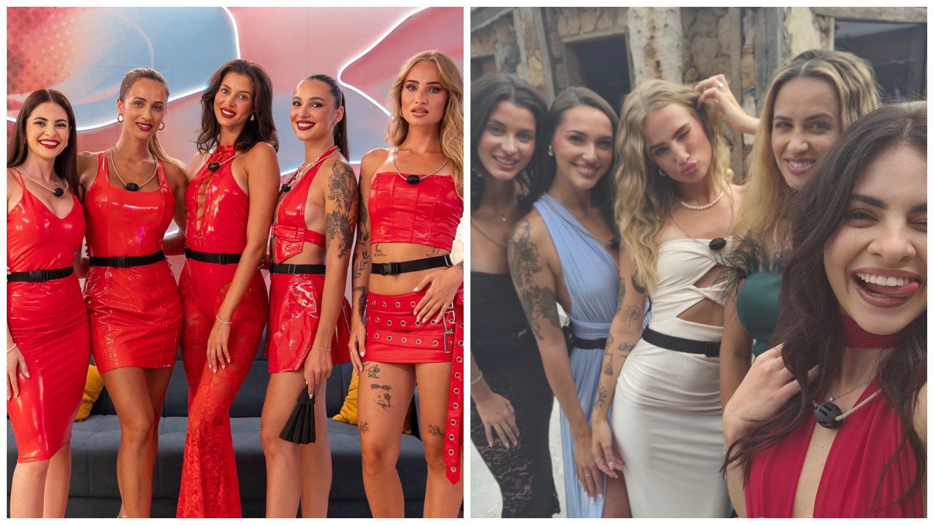 Love Island ženský bozk