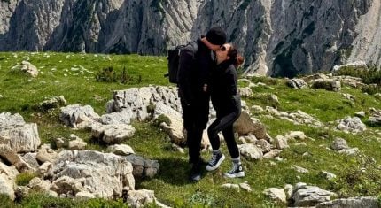 Spevák Kuko s partnerkou