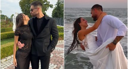 Adam Šedro a Jasmína Affašová prekvapili svadobnými fotkami