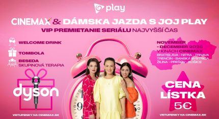 Dámska jazda Jojplay a Cinemax
