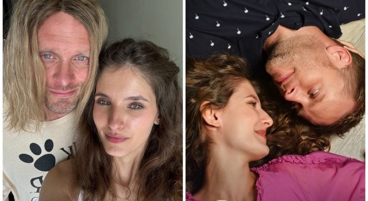 Jakub Prachař a Sára Sandeva