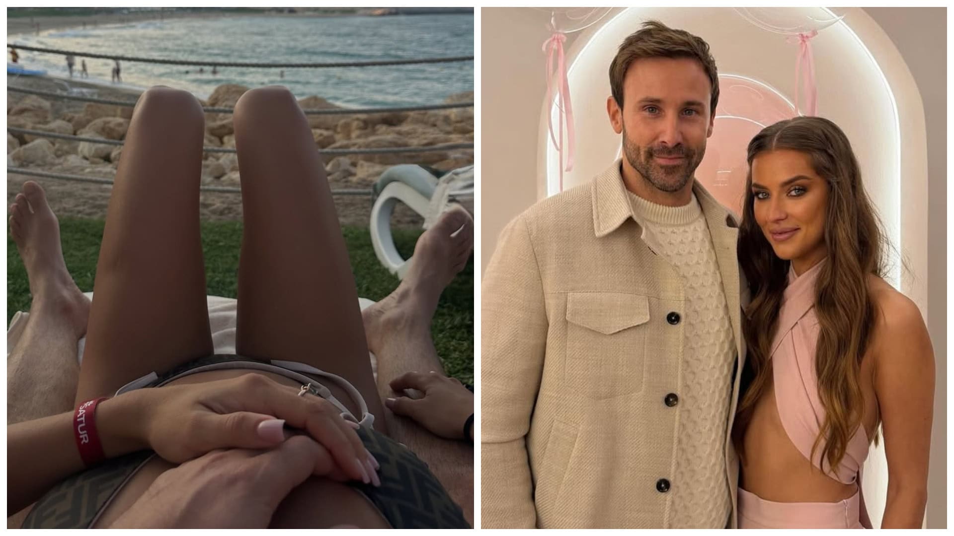 Marek Fašiang s priateľkou