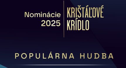Krištáľové krídlo zverejnilo nominácie na populárnu hudbu