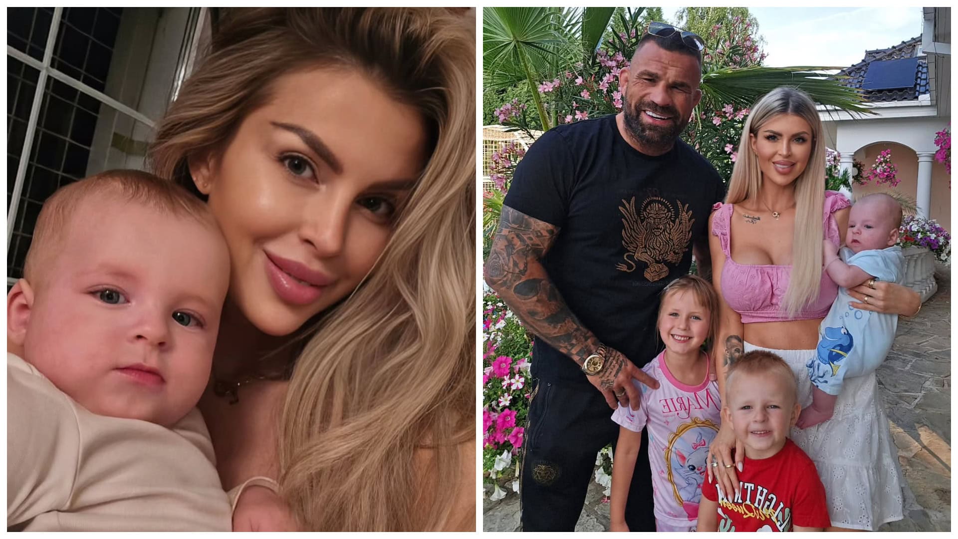 Lela Vémola s rodinou