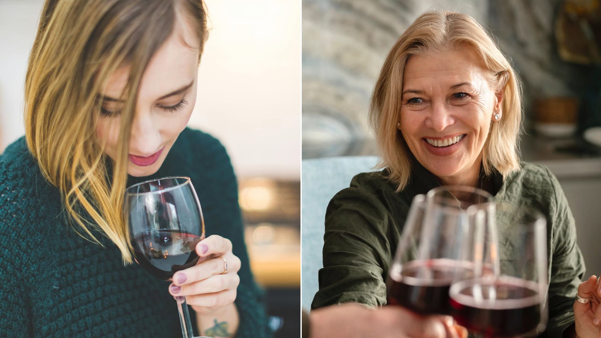 Takto v skutočnosti vyzerá tvár ženy, ktorá pije víno každý večer