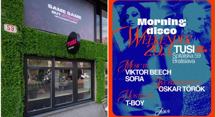 TUSI prináša do Bratislavy Morning disco