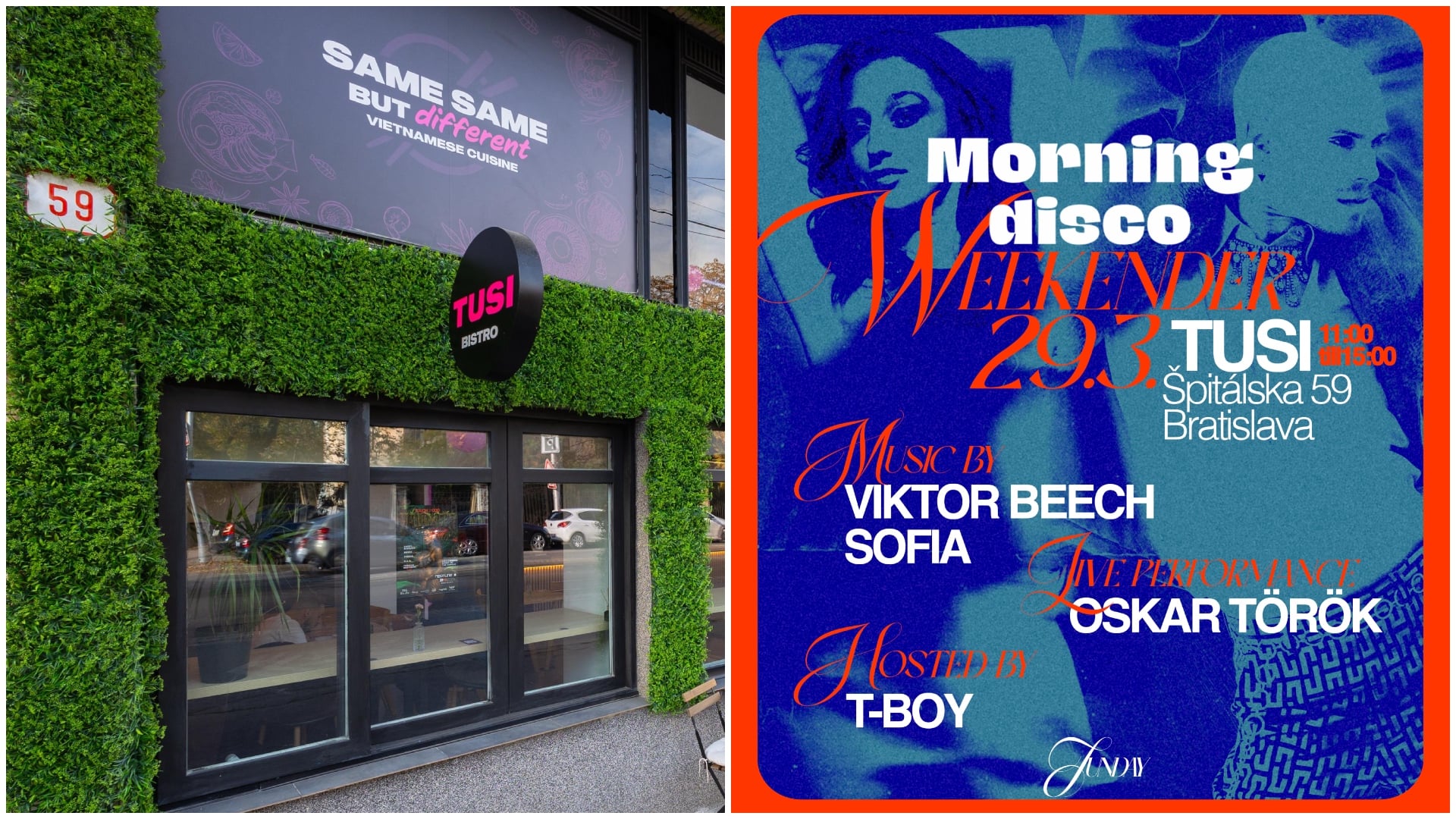 TUSI prináša do Bratislavy Morning disco