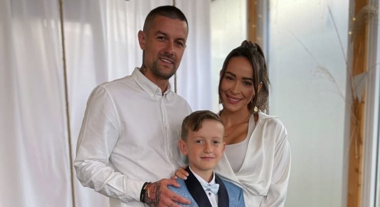 Dominika Mirgová s rodinou