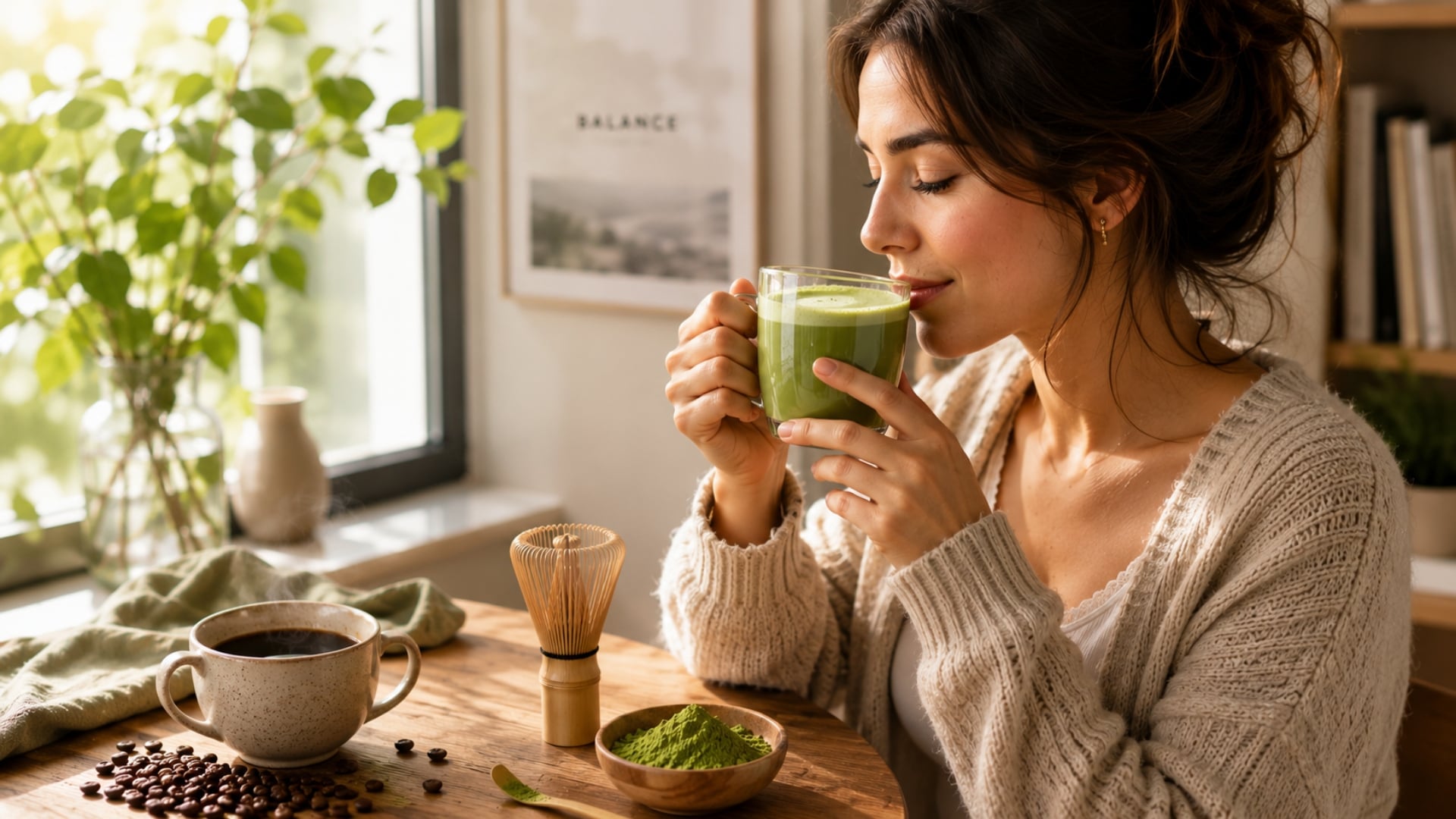 Matcha vs. káva