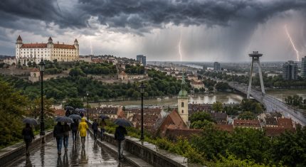 Počasie na zvyšok týždňa