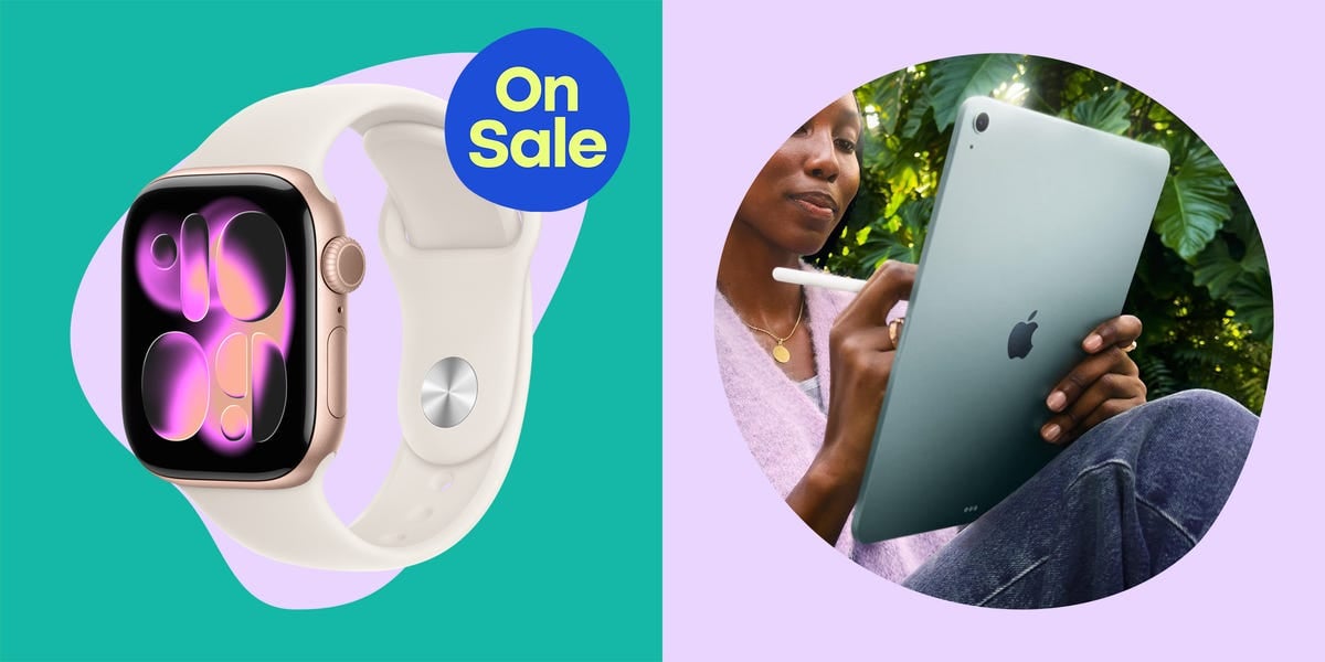 Apple Watch a iPad v prírodnom prostredí