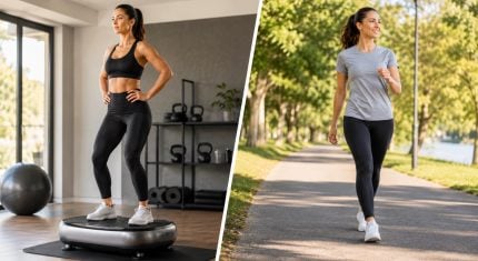 Chôdza verzus vibračná doska - čo je lepšie na chudnutie