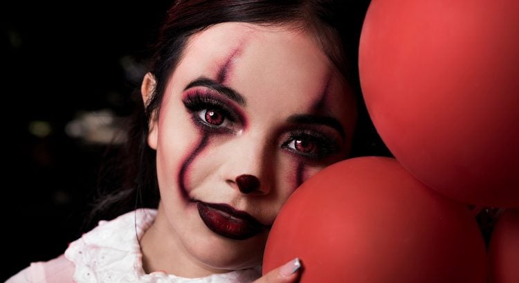 halloweenské líčenie
