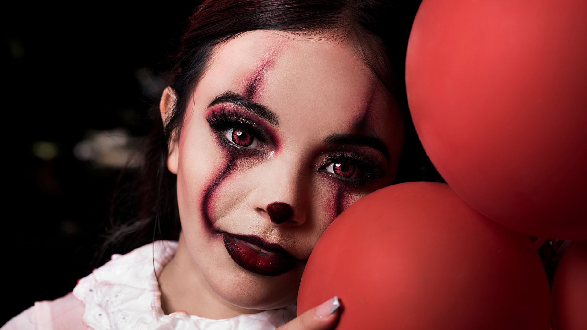 halloweenské líčenie